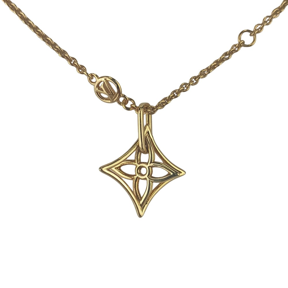 LOUIS VUITTON Gold Necklace